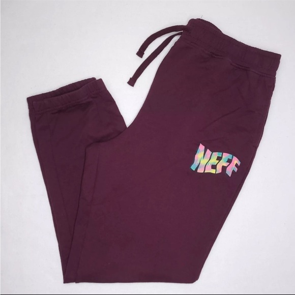Neff Graffiti Spray Paint Splatter Tapered Leg Sweatpants Mens Size 2XL NWT - Picture 1 of 10